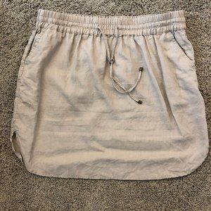 Kenar 100% Linen Mini Skirt